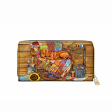 DachyCharm Patchwork Nap Leather Wallet