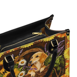 DachyCharm Dachshund Basket Leather Bag