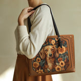 DachyCharm Autumn Gaze Leather Tote Bag Sample