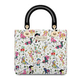 DachyCharm FLORAL PARADE PERSONALIZED Lady Leather Bag