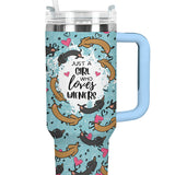 DachyCharm Girl Loves Wieners Tumbler