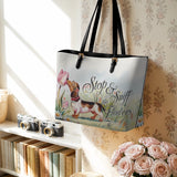 DachyCharm Sniff Joy Leather Tote Bag