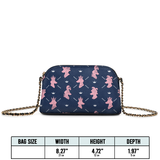 DachyCharm Royal Pawty Leather Crossbody Bag