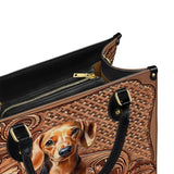 DachyCharm Carved Grace Leather Bag