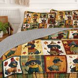 DachyCharm Autumn Snuggles Quilt 3-Piece Set