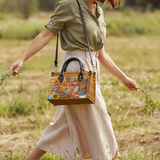 DachyCharm Patchwork Nap Leather Bag