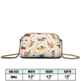 DachyCharm Doxie Whimsy Leather Crossbody Bag