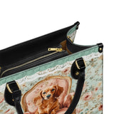 DachyCharm Velvet Throne Leather Bag