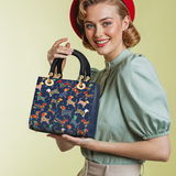 DachyCharm Doxie Fiesta Lady Leather Bag