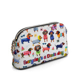 DachyCharm Doxie Holiday Leather Crossbody Bag