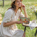 DachyCharm Wildflower Weenie Leather Wallet