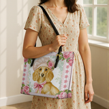 DachyCharm Rosalia Pup Leather Tote Bag