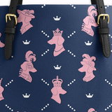 DachyCharm Royal Pawty Leather Tote Bag