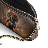 DachyCharm Rosewood Queen Leather Crossbody Bag