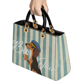 DachyCharm Say Bonjour Lady Leather Bag