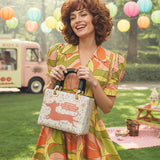 DachyCharm Heartful Meadow Lady Leather Bag