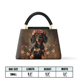 DachyCharm ROSEWOOD QUEEN Leather Satchel Bag