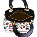 DachyCharm Doxie Holiday Lady Leather Bag