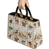 DachyCharm Paws Garden Lady Leather Bag