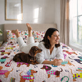 DachyCharm Groovy Beats Quilt 3-Piece Set
