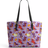 DachyCharm Trick Or Tail Leather Tote Bag