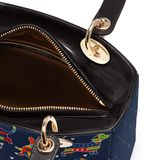 DachyCharm Doxie Fiesta Lady Leather Bag