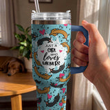 DachyCharm Girl Loves Wieners Tumbler