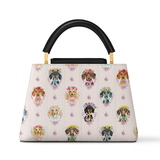 DachyCharm Blooming Wieners Leather Satchel Bag