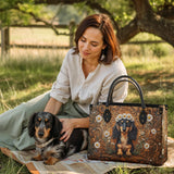 DachyCharm Daisy Crown Leather Bag