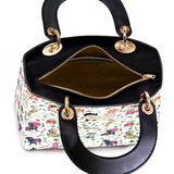 DachyCharm FLORAL PARADE PERSONALIZED Lady Leather Bag