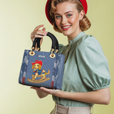DachyCharm Rodeo Pup Personalized Lady Leather Bag