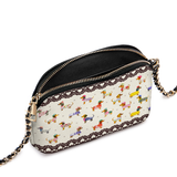 DachyCharm Doxie Parade Leather Crossbody Bag