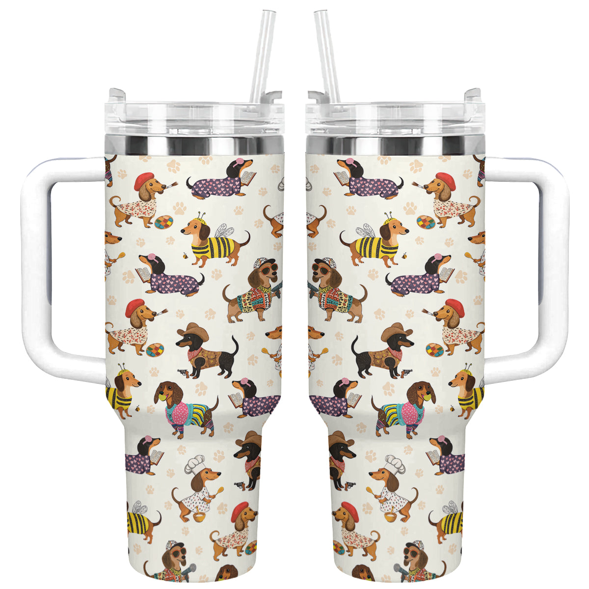 DachyCharm Dachshund Troupe Tumbler