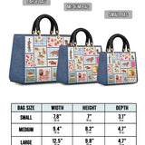 DachyCharm Berry Doxie Quilt Lady Leather Bag