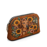 DachyCharm Prairie Doxie Leather Crossbody Bag