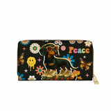 DachyCharm Groovy Doxie Vibes Leather Wallet