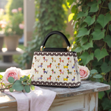 DachyCharm Doxie Parade Leather Satchel Bag