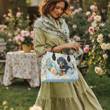 DachyCharm Blue Nest Leather Bag