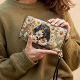 DachyCharm Daisy Bloom Leather Wallet