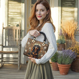 DachyCharm Daisy Crown Lady Leather Bag
