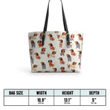 DachyCharm Cuteness Overload Leather Tote Bag