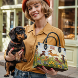 DachyCharm Wiener Bloomfield Personalized Leather Bag