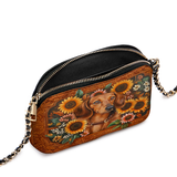 DachyCharm Prairie Doxie Leather Crossbody Bag