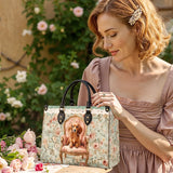 DachyCharm Velvet Throne Leather Bag