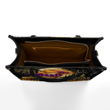 DachyCharm Witchy Warning Leather Bag
