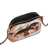 DachyCharm Regal Wiener Leather Crossbody Bag