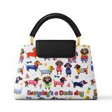 DachyCharm DOXIE HOLIDAY Leather Satchel Bag
