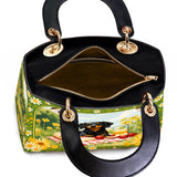 DachyCharm Sunny Picnic Pup Lady Leather Bag
