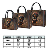 DachyCharm Rosewood Queen Personalized Leather Bag