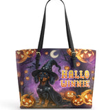DachyCharm HalloWinnie Leather Tote Bag
